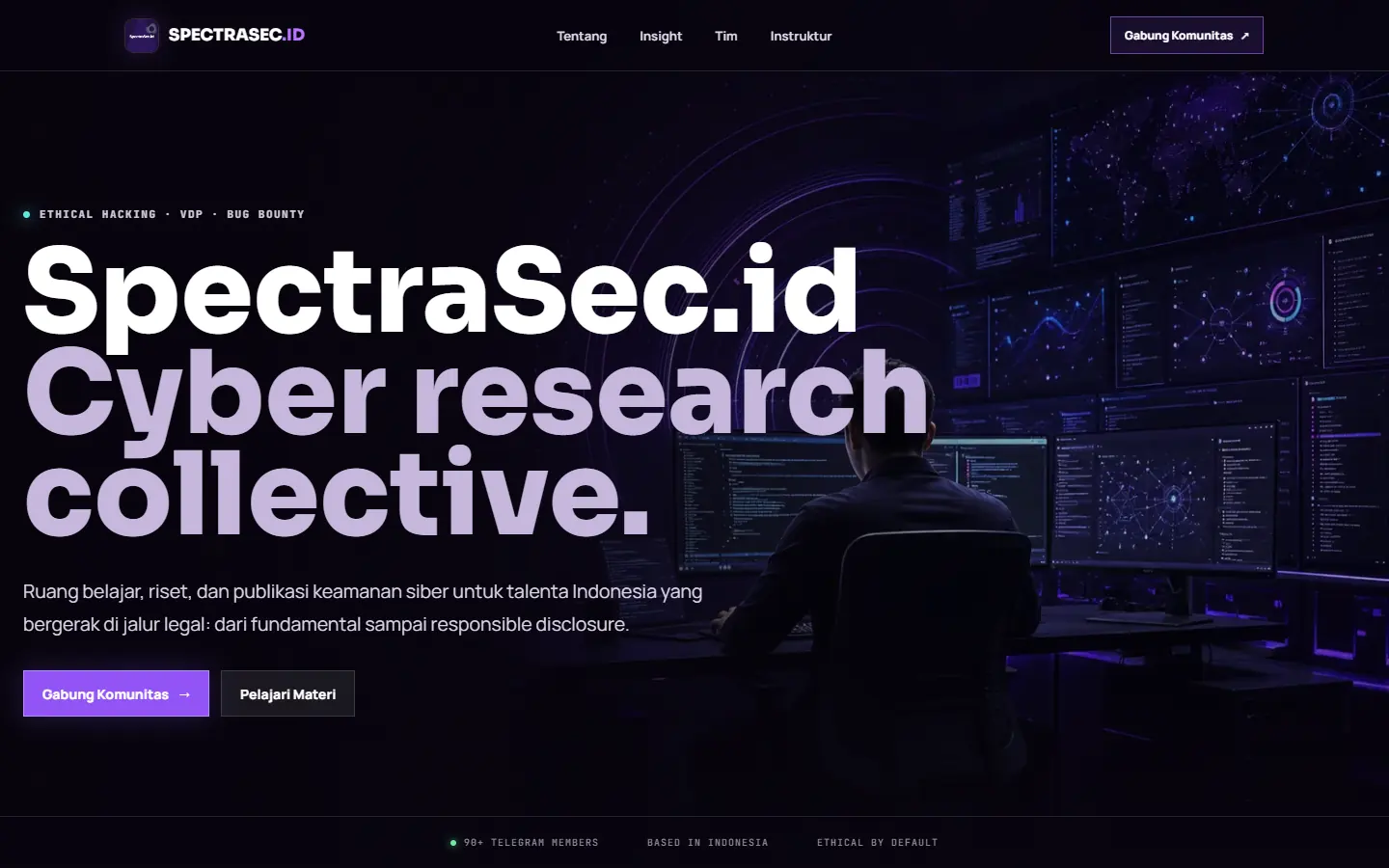 SpectraSec — Community Platform · Cybersecurity