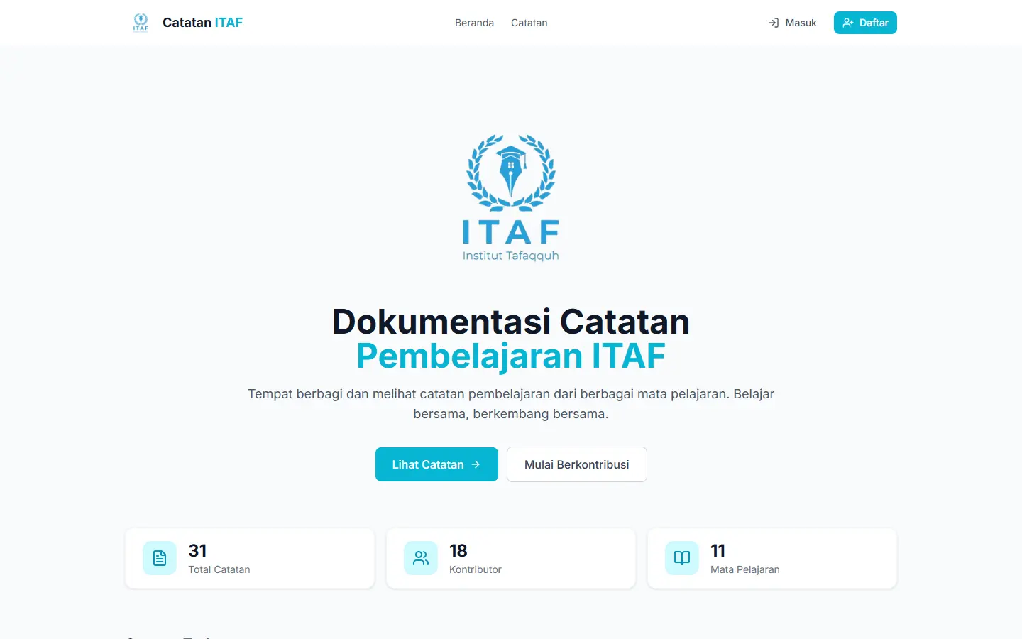 StudyShare — Web Application · Education