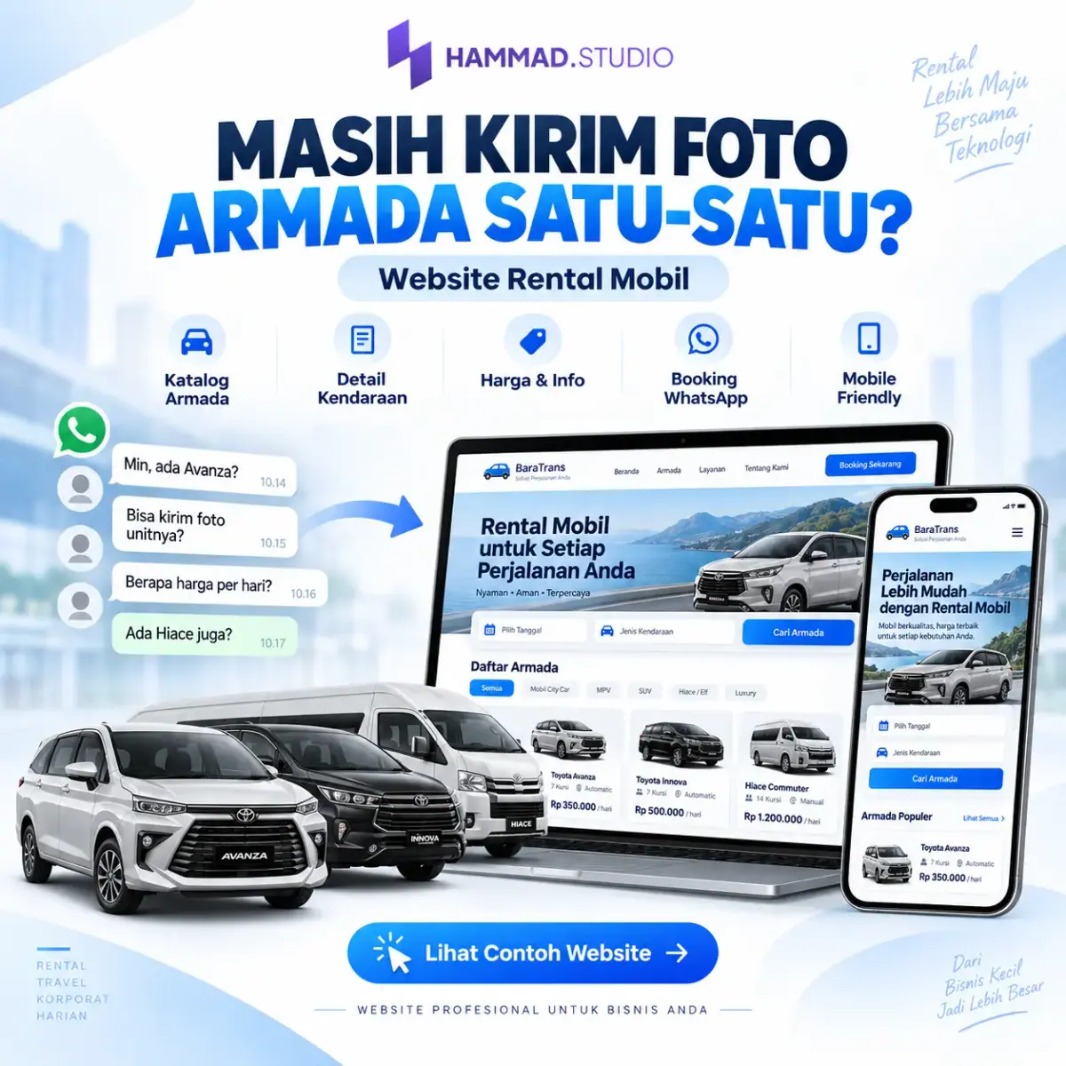 Poster Rental Mobil Creative Challenge