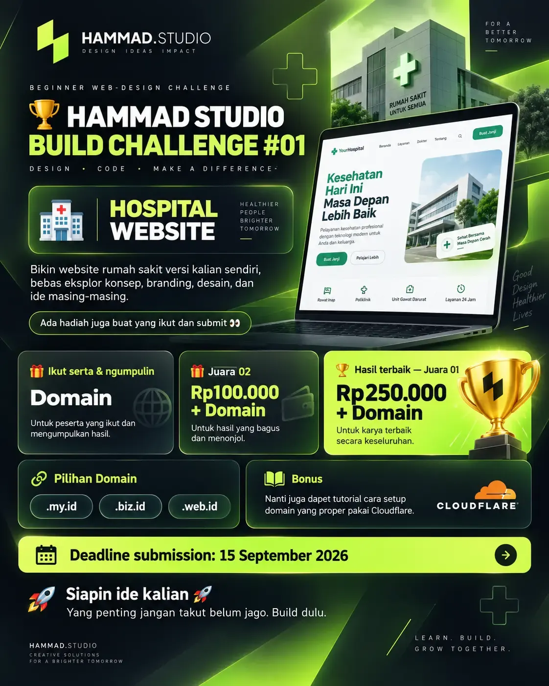 Poster 🏆 HAMMAD STUDIO BUILD CHALLENGE #01