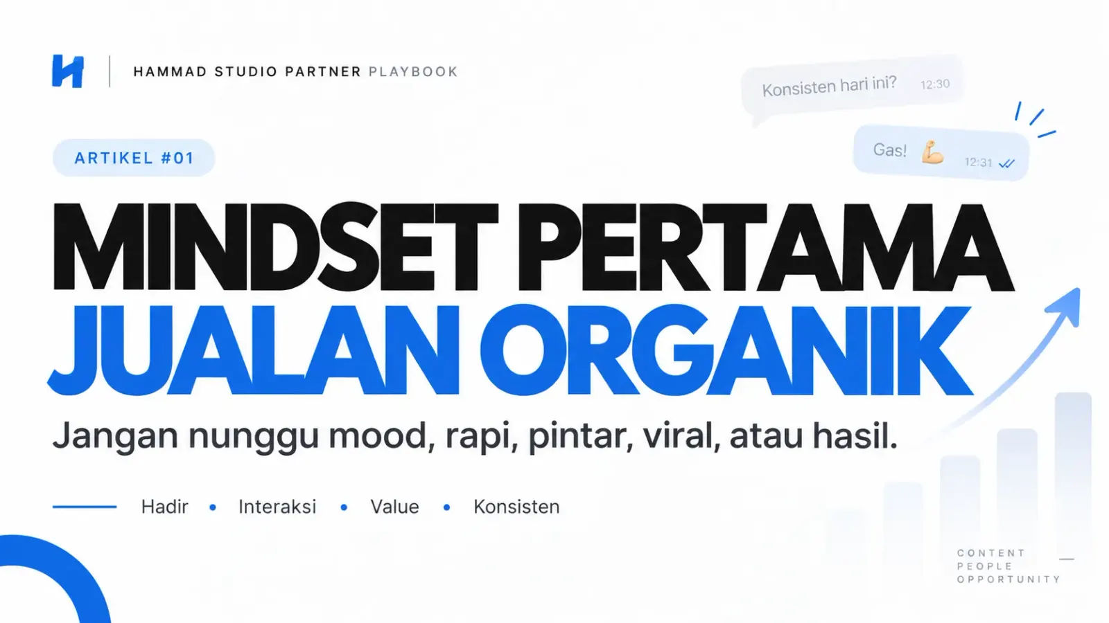 Cover tutorial Mindset Jualan Organik: Jangan Nunggu Jago Buat Mulai